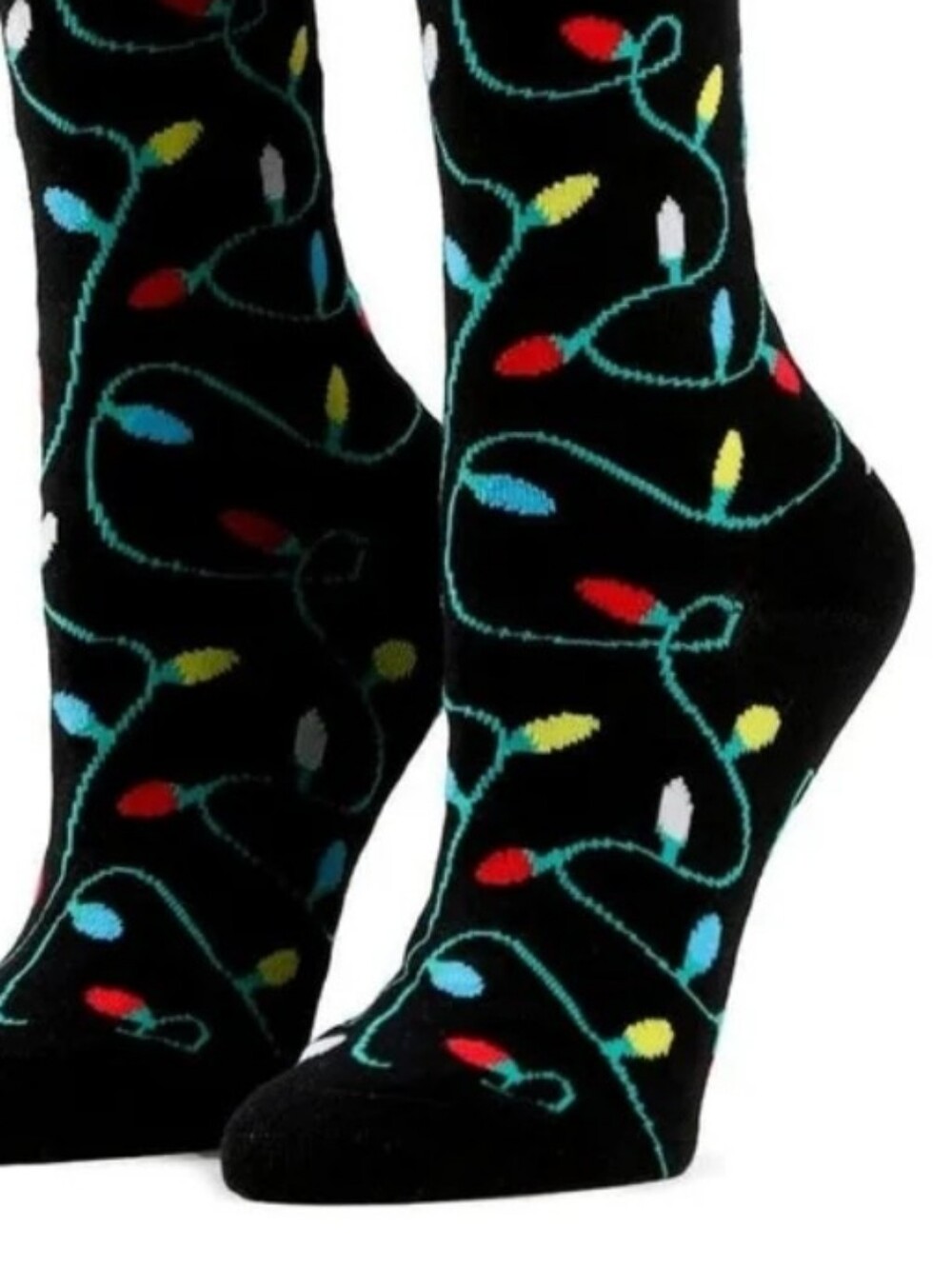 Tipsy Elves Women's String of Lights Socks Fits Sizes 6-11W